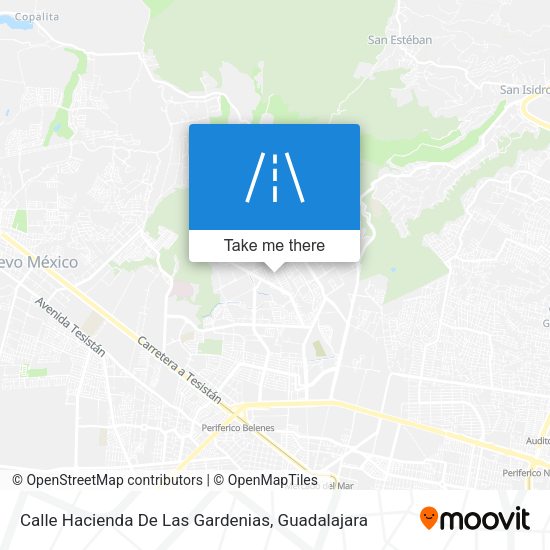 Calle Hacienda De Las Gardenias map