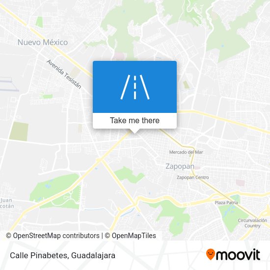 Mapa de Calle Pinabetes