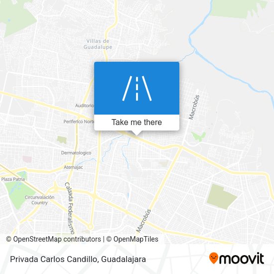 Privada Carlos Candillo map