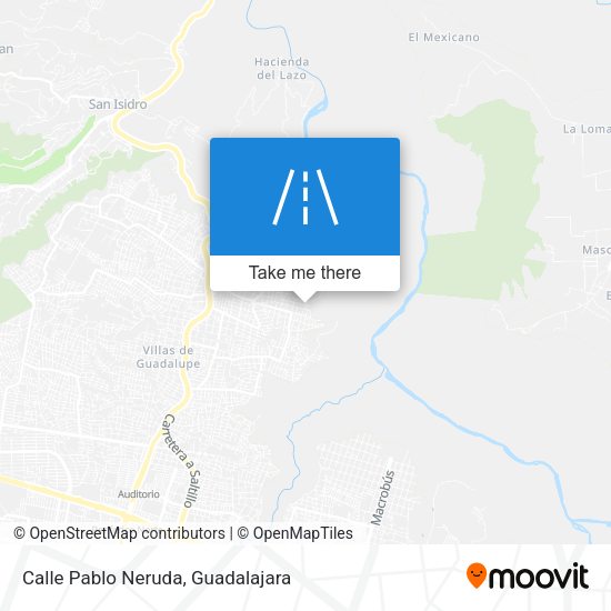 Calle Pablo Neruda map