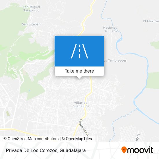 Mapa de Privada De Los Cerezos