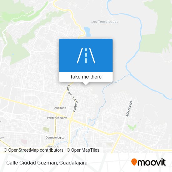 Mapa de Calle Ciudad Guzmán