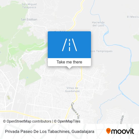 Mapa de Privada Paseo De Los Tabachines