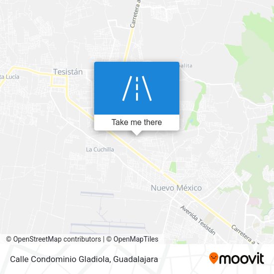 Calle Condominio Gladiola map