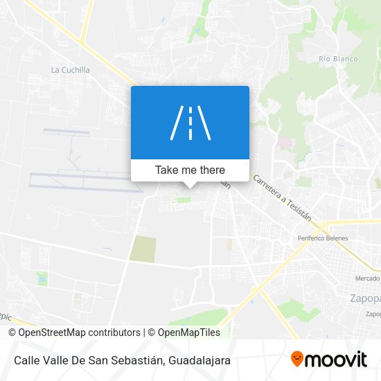 Calle Valle De San Sebastián map