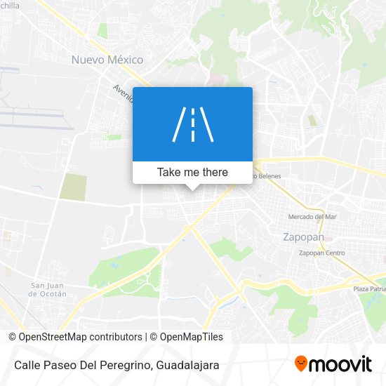 Calle Paseo Del Peregrino map
