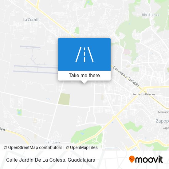 Calle Jardín De La Colesa map