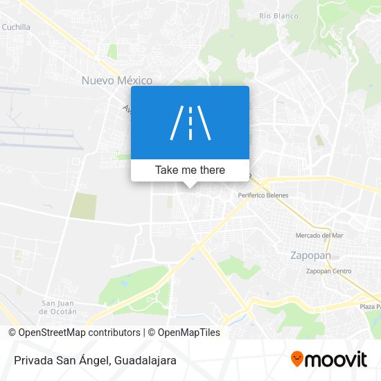 Mapa de Privada San Ángel