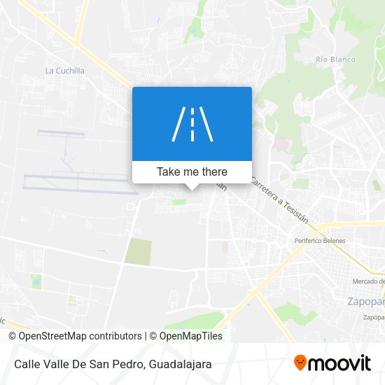 Calle Valle De San Pedro map