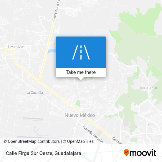 Calle Firga Sur Oeste map