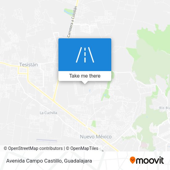 Mapa de Avenida Campo Castillo