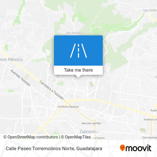 Mapa de Calle Paseo Torremolinos Norte