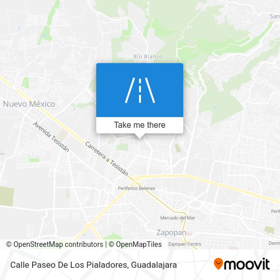 Calle Paseo De Los Pialadores map