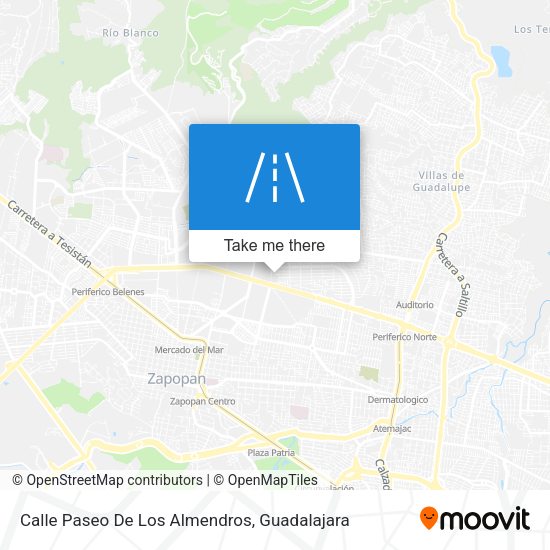 Mapa de Calle Paseo De Los Almendros