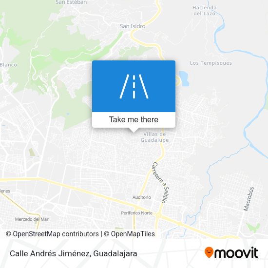 Mapa de Calle Andrés Jiménez