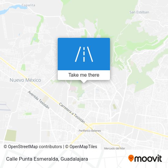 Calle Punta Esmeralda map