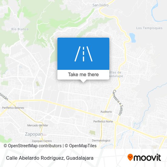 Mapa de Calle Abelardo Rodríguez
