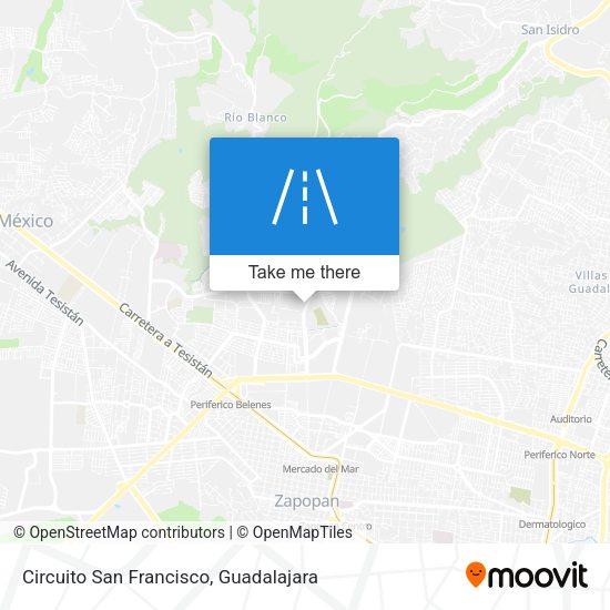 Circuito San Francisco map