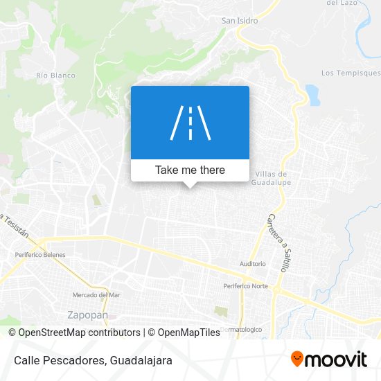 Calle Pescadores map
