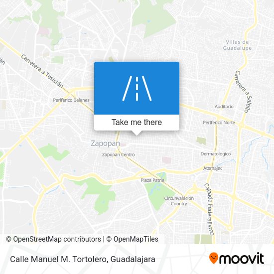 Mapa de Calle Manuel M. Tortolero