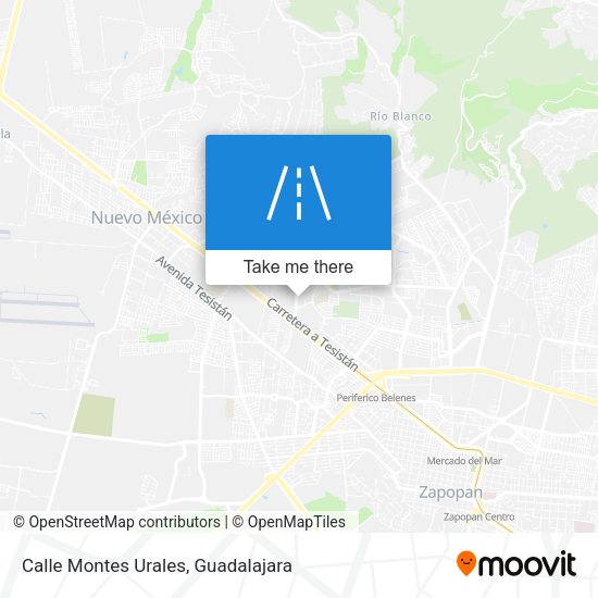Calle Montes Urales map