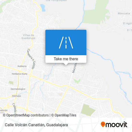 Calle Volcán Canatlán map