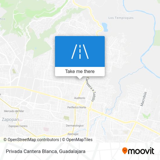 Mapa de Privada Cantera Blanca