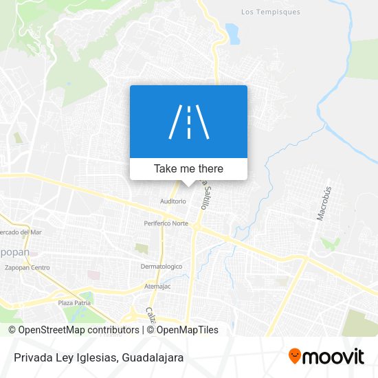 Privada Ley Iglesias map