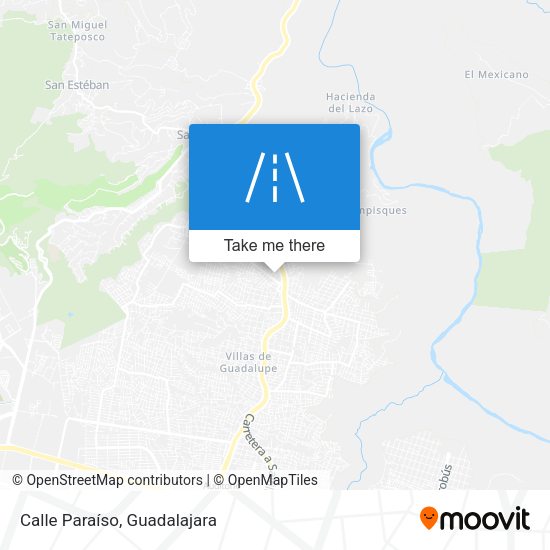 Calle Paraíso map