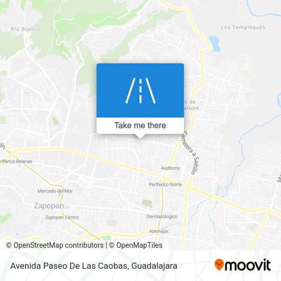 Avenida Paseo De Las Caobas map