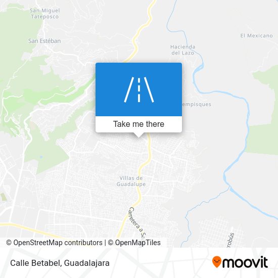 Mapa de Calle Betabel