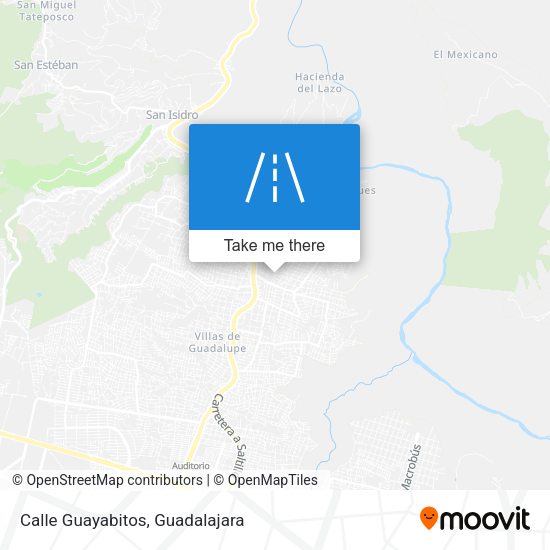 Mapa de Calle Guayabitos
