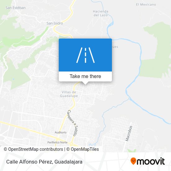 Calle Alfonso Pérez map