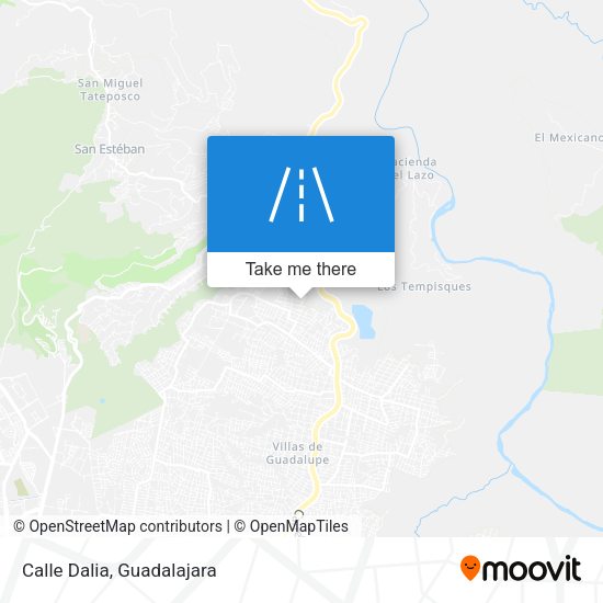 Mapa de Calle Dalia