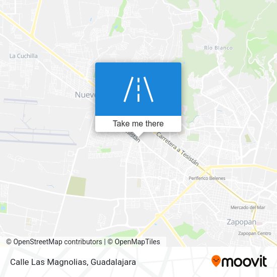 Calle Las Magnolias map