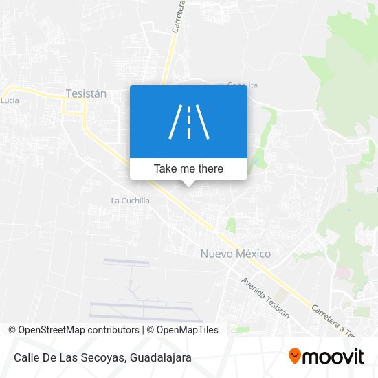 Calle De Las Secoyas map