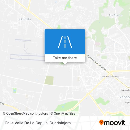 Calle Valle De La Capilla map
