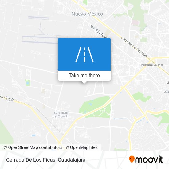 Mapa de Cerrada De Los Ficus