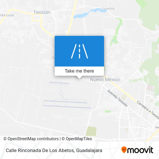 Calle Rinconada De Los Abetos map