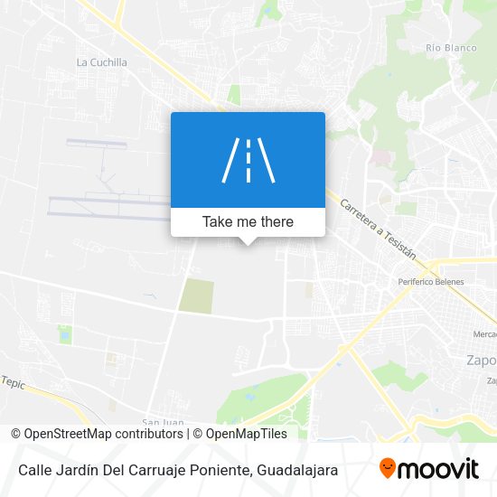 Calle Jardín Del Carruaje Poniente map