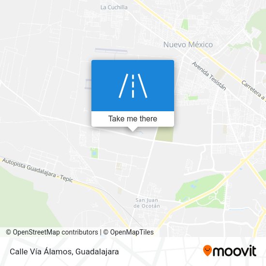Calle Vía Álamos map
