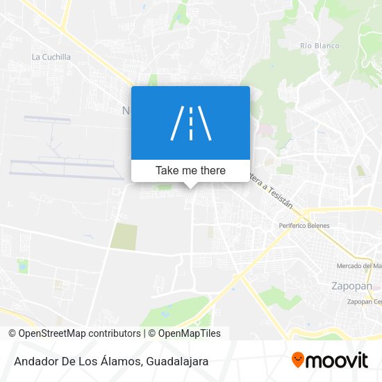 Andador De Los Álamos map