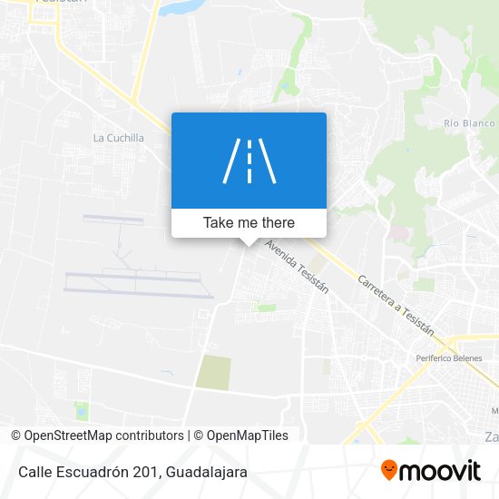 Mapa de Calle Escuadrón 201