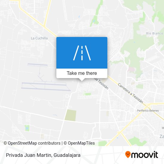 Privada Juan Martin map