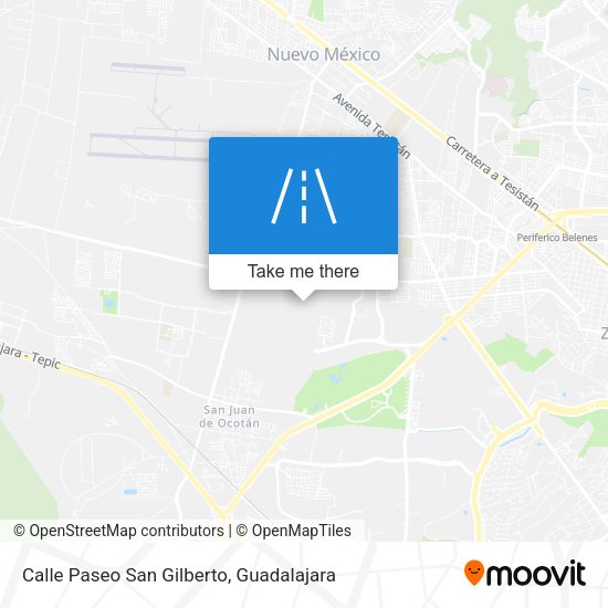 Calle Paseo San Gilberto map