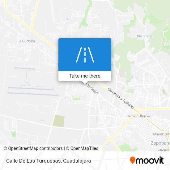 Calle De Las Turquesas map