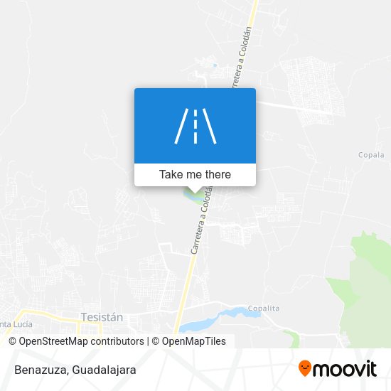 Mapa de Benazuza