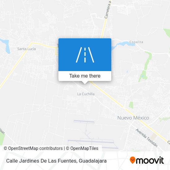Mapa de Calle Jardines De Las Fuentes