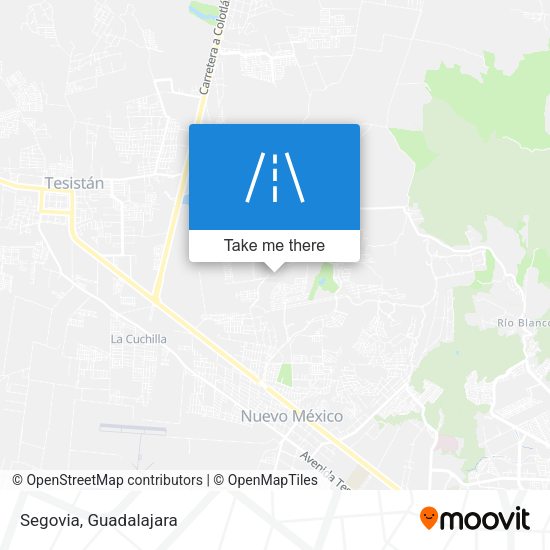 Mapa de Segovia