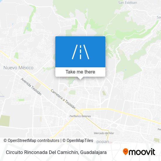 Mapa de Circuito Rinconada Del Camichín